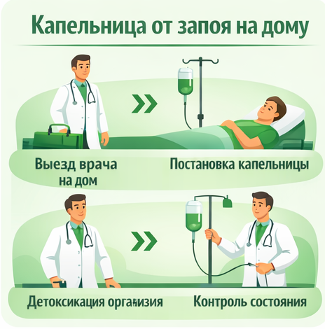 капельница от запоя в Палласовке в клинике Санати